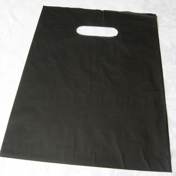 Black Plastic Bags, Plastic Shopping Bag, Plastic Gift Bag, Retail Merchandise Store Bags, Plastic Bag, Party Favor Candy Bags 9x12