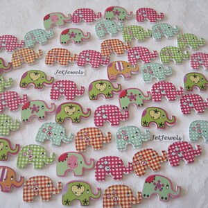 Elephant Buttons, Animal Button, Elephants, Wood Buttons, Wooden Button, Knitting, Crochet, Sweater, Craft Buttons, Stocking Filler, 1 3/16&quot;