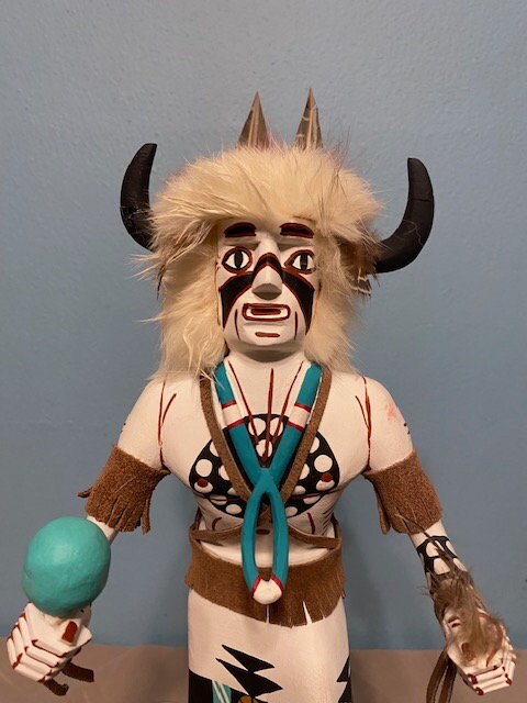 6 Inch Tall Kachina!! Mind Boggling Native American Navajo Sterling Silver Necklace 6 Inch Tall Kachina!! Mind Boggling Native American Navajo Sterling Silver Necklace