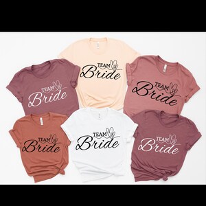Team Bride Shirts, Bachelorette Shirts, Wedding Party Tshirt, Hen Party Tee, Bachelorette Tshirts, Bride Tribe Gift, Team Bride Top