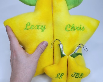 Pillow Size Shareable Paopu Fruit Plush - Kingdom Hearts