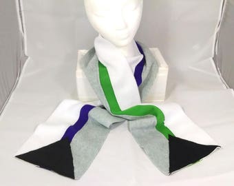 Demisexual & Demiromantic Pride Scarves and Pillows