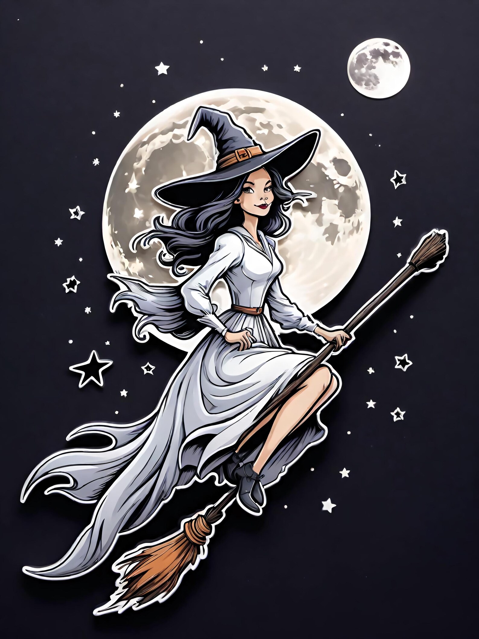 Halloween Decor Whimsical Witch Figurine Witchy Home Decor Magical ...