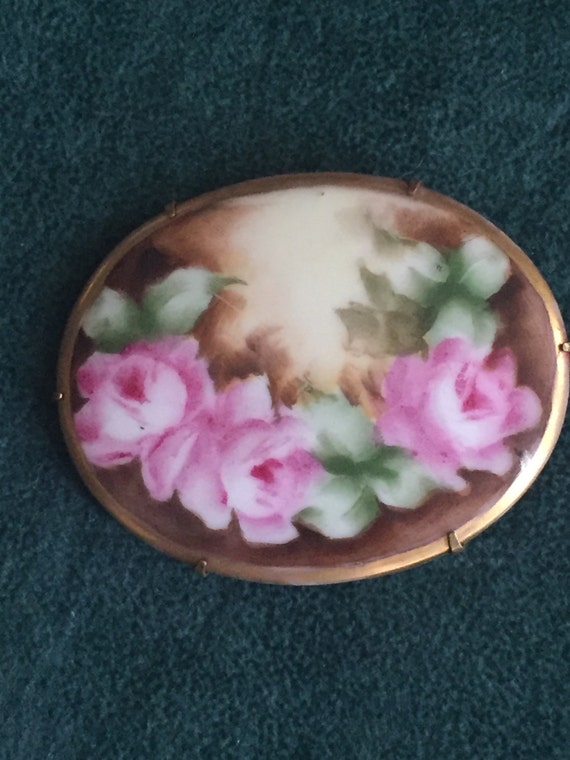 Antique Victorian Hand Painted Porcelain Limoges R