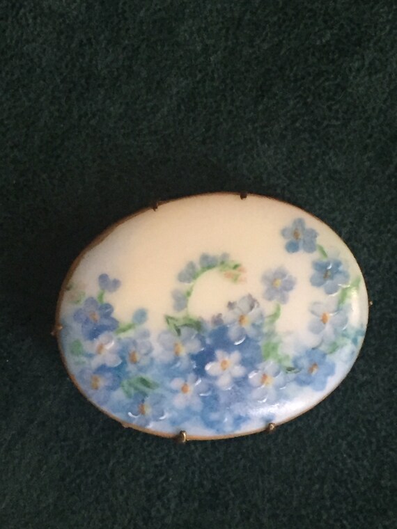 Antique Victorian Hand Painted Porcelain Limoges B
