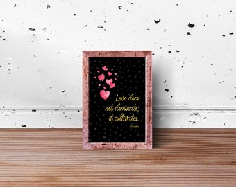 GOETHE Valentine's Day Heart Love Digital Print Galentine Gift Artwork Download