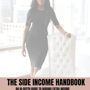 The Side Income Handbook – Digital Download to Make Extra Money, Passive Income Guide for Beginners, Side Hustle Planner PDF