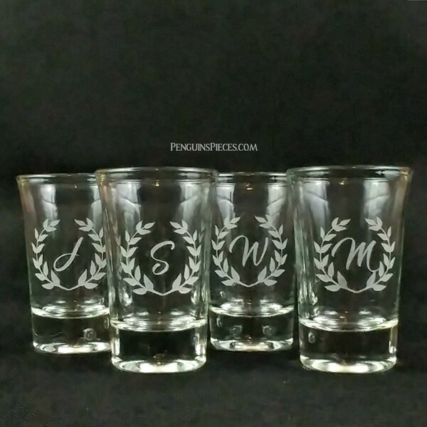 Etched Monogram Etsy