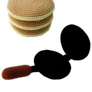 Crochet Pattern PANCAKES Toys / Playfood PDF 00435 image 4