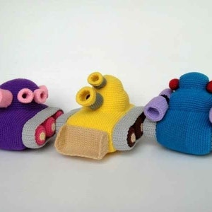 Crochet Pattern - BATTLE TANK - Toys - PDF  (00430)