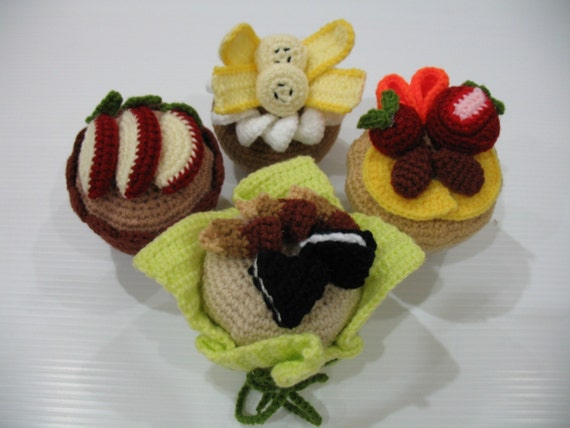 Crochet Pattern Delicious MUFFIN Play Food/Toys PDF | Etsy