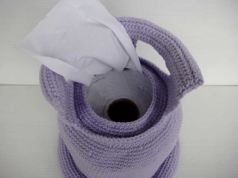 Crochet Patttern GAS CYLINDER Tissue Roll Holder PDF 00402 image 5