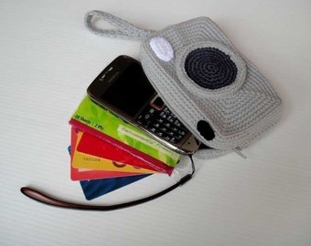 Haakpatroon - CAMERAPORTEMONNEE - Voor mobiele telefoon / geld / overige - pdf (00441)