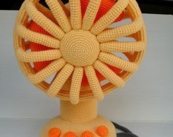 Crochet Pattern - VINTAGE FAN - Toys / Deco  (00405)