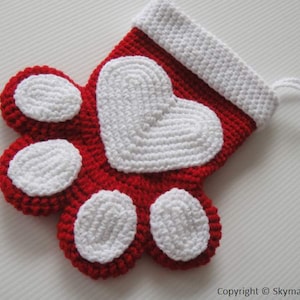 Crochet Pattern - PETS CHRISTMAS SOCKS - pdf pattern (00468)