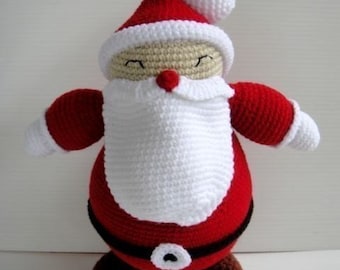 Crochet Pattern - SANTA CLAUS - Toys / PDF / Christmas  (00404)