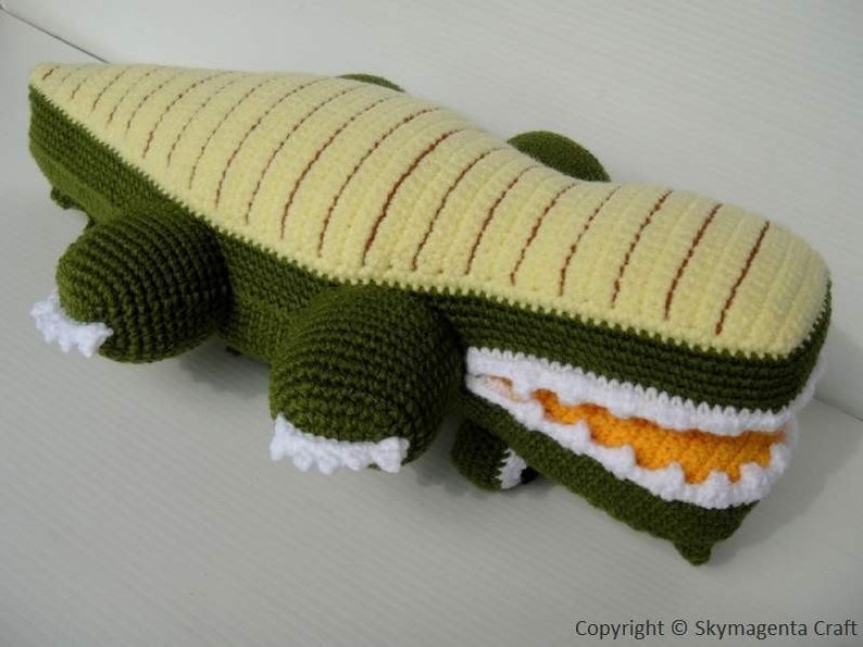 Crochet Pattern ALLIGATOR Toys / PDF 00465 image 5