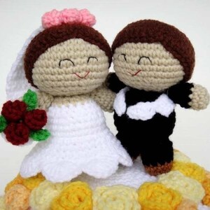 Crochet Pattern WEDDING CAKE Playfood / Toys / PDF 00375 image 2