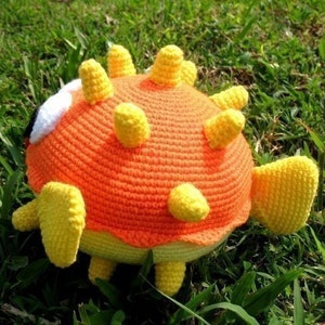 Crochet Pattern PUFF FISH Toys PDF 00391 image 3