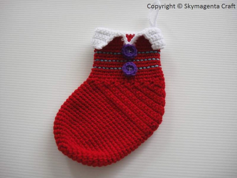 Crochet Pattern FAMILY CHRISTMAS SOCKS deco pdf 00467 image 5