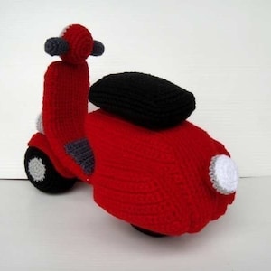 Crochet Pattern SCOOTER toys in PDF 00462 image 2