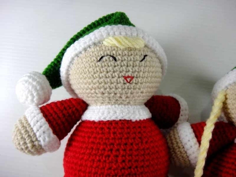 Crochet Pattern SANTA'S LITTLE HELPER Christmas / Toys / Decoration 00395 image 2