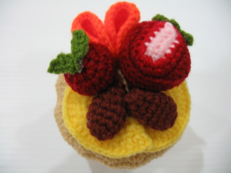 Crochet Pattern Delicious MUFFIN Play Food/Toys PDF 00445 image 2