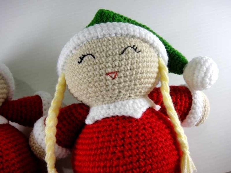 Crochet Pattern SANTA'S LITTLE HELPER Christmas / Toys / Decoration 00395 image 3