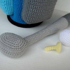 Crochet Pattern GOLF SET Toys/ Deco/ Sports PDF 00461 image 2