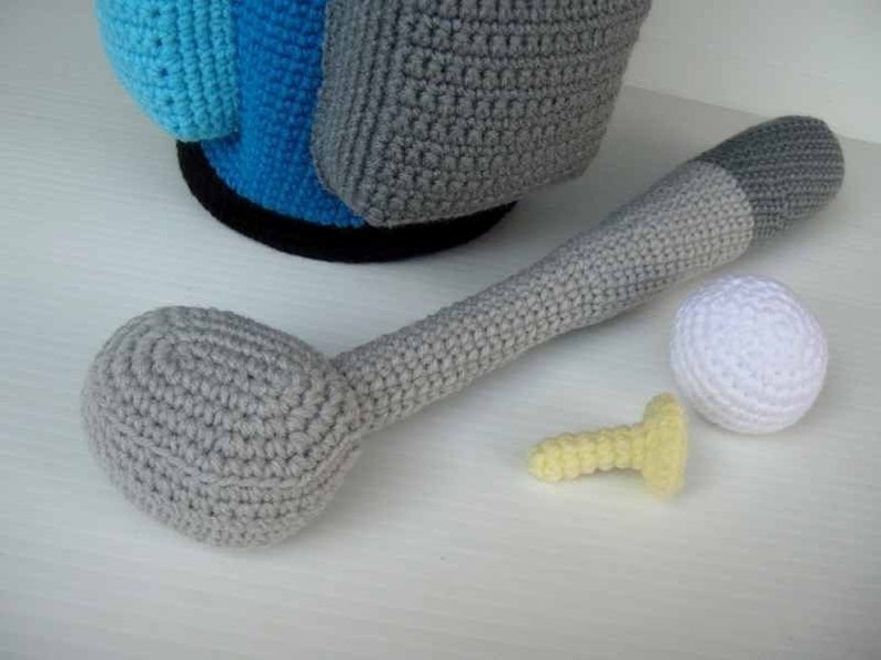 Crochet Pattern GOLF SET Toys/ Deco/ Sports PDF 00461 image 2