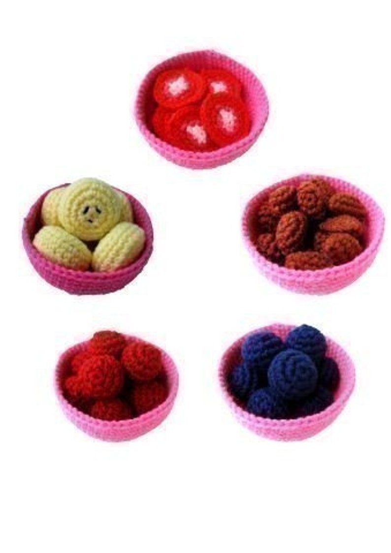 Crochet Pattern PANCAKES Toys / Playfood PDF 00435 image 5