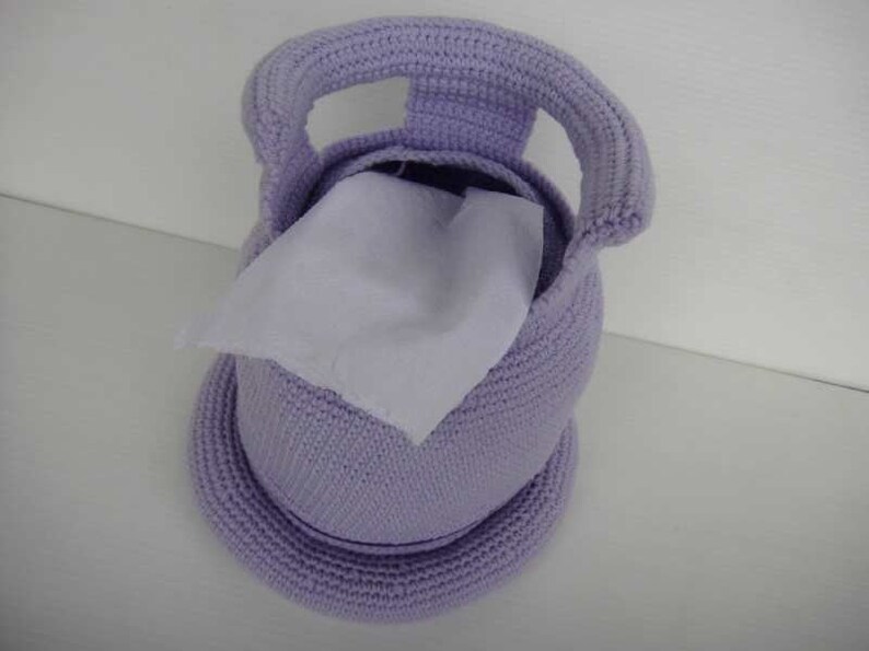 Crochet Patttern GAS CYLINDER Tissue Roll Holder PDF 00402 image 2