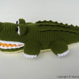 Crochet Pattern ALLIGATOR Toys / PDF 00465 image 4