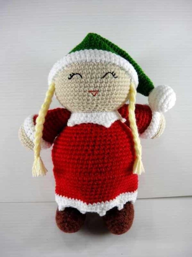 Crochet Pattern SANTA'S LITTLE HELPER Christmas / Toys / Decoration 00395 image 4