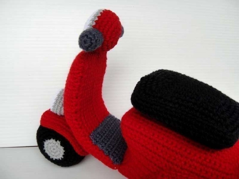 Crochet Pattern SCOOTER toys in PDF 00462 image 3