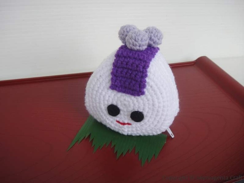 Crochet Pattern ONIGIRI purse 2 PDF 00352 image 5