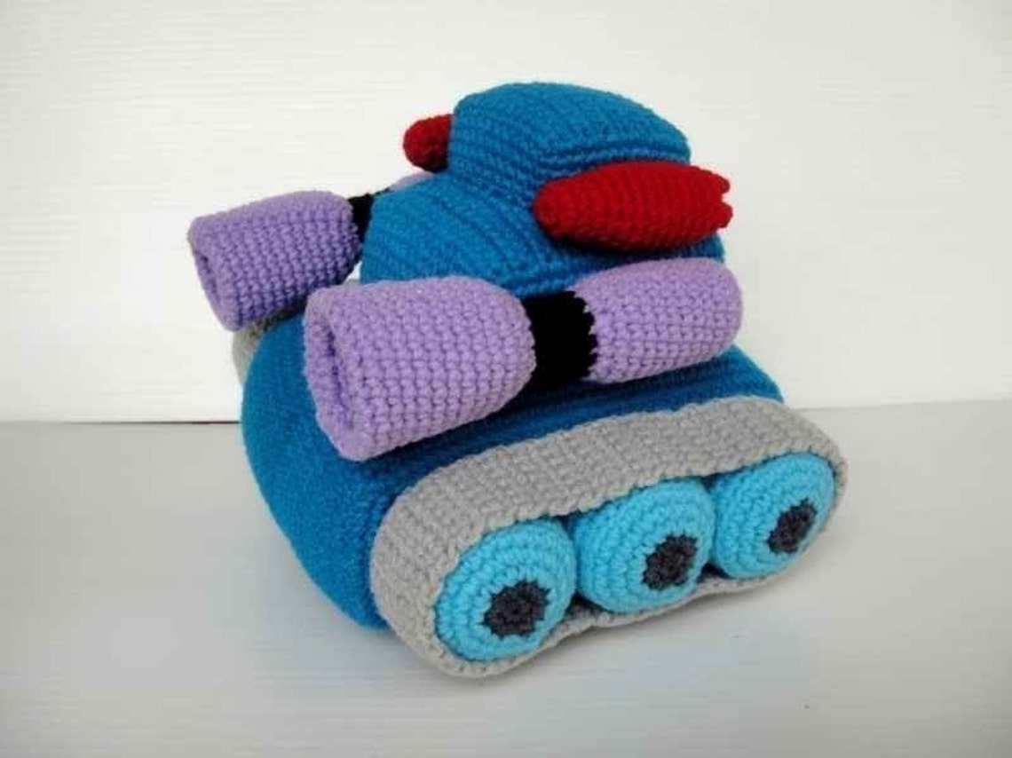 Crochet Pattern BATTLE TANK Toys PDF 00430 Etsy