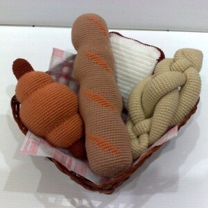 Crochet Pattern-BREAD RECIPE-play food/ toys 00362 image 4