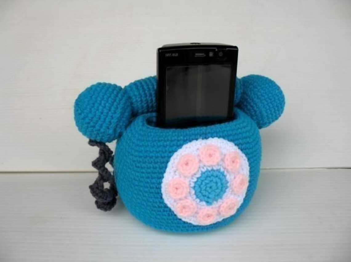 Crochet Pattern Cell Phone Holder PHONE 00439 Etsy