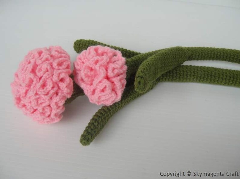 Crochet Pattern CARNATION flower PDF 00380 Etsy