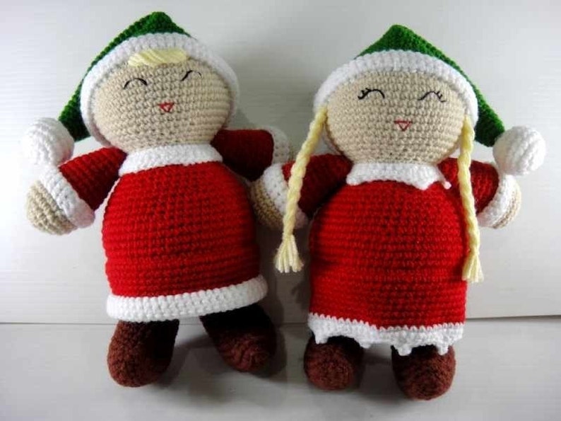 Crochet Pattern SANTA'S LITTLE HELPER Christmas / Toys / Decoration 00395 image 1