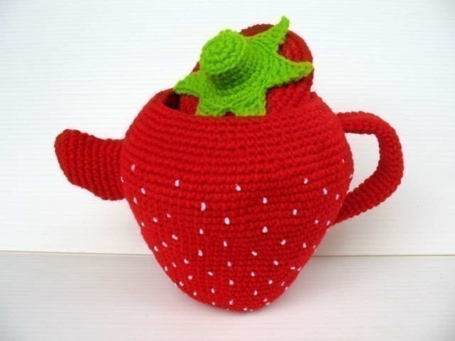 Crochet Pattern STRAWBERRY TEA SET Toys Pdf 00448 Etsy