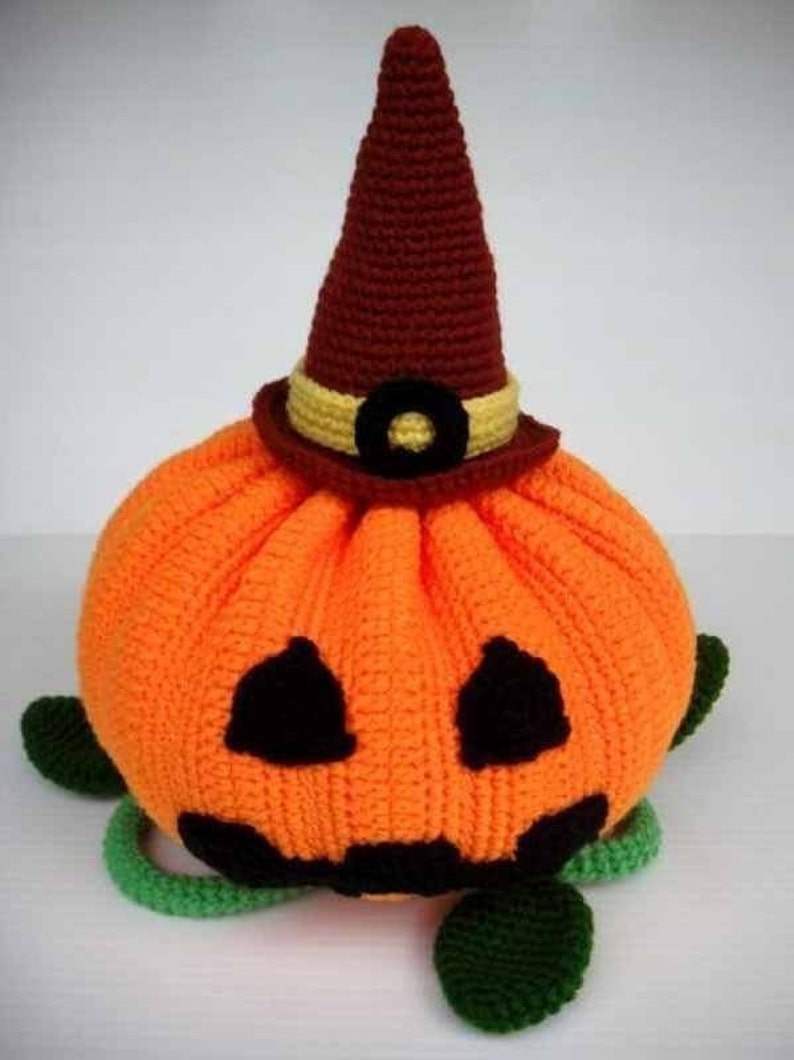 Crochet Pattern HALLOWEEN PUMPKIN Toys/ Deco/ Fruit 00356 image 1