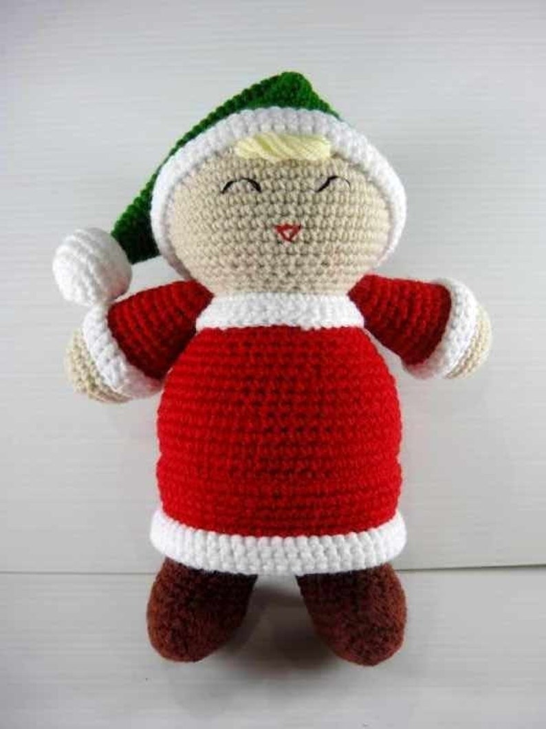 Crochet Pattern SANTA'S LITTLE HELPER Christmas / Toys / Decoration 00395 image 5