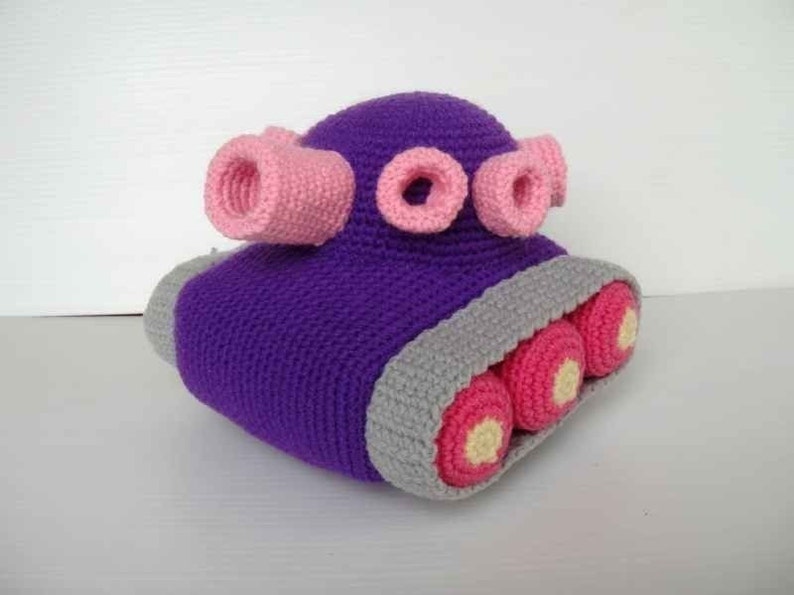Crochet Pattern BATTLE TANK Toys PDF 00430 Etsy