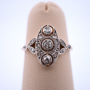 10K Vintage Gold Diamond Ring
