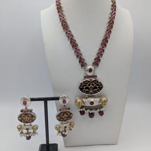 Sandhya Long Necklace Set | Fusion | Instagram Trending | Sabyasachi Inspired Long Necklace