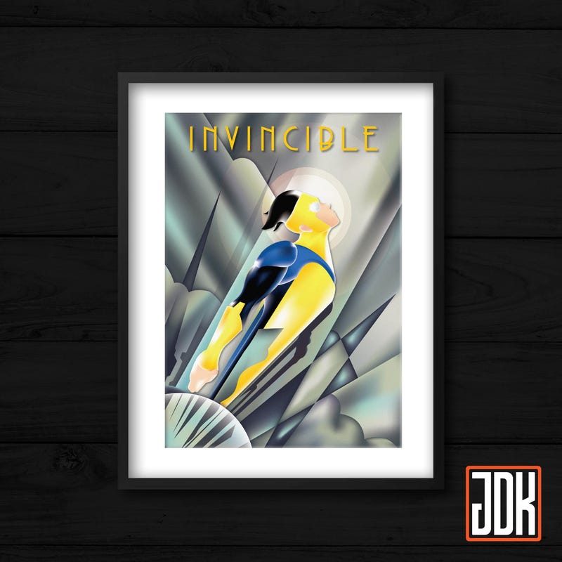 Invincible Poster - Etsy