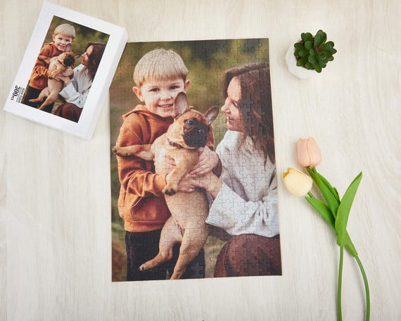 Personalized  Photo Puzzle,25-1000 Pieces Custom Puzzle,Picture Puzzles from Photo,Jigsaw Puzzle for Famliy,Puzzle Gifts,Mother's Day Gift