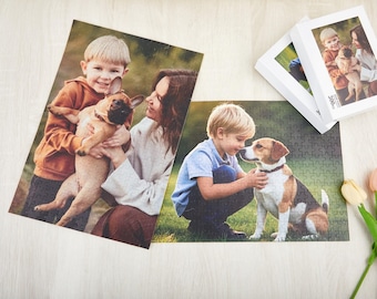 Rompecabezas fotográfico personalizado (25-1000 piezas), rompecabezas de retrato personalizado con tu propia imagen, regalo para el Día de la Madre, regalo de aniversario para pareja.